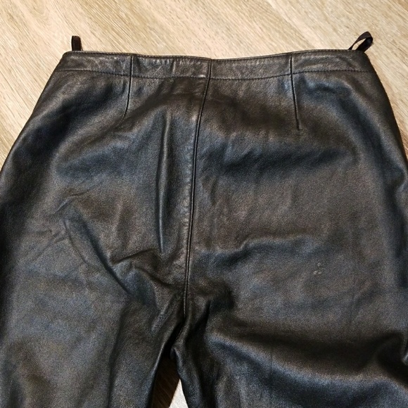 Hugo Buscati genuine leather pants size 2 - Picture 7 of 7